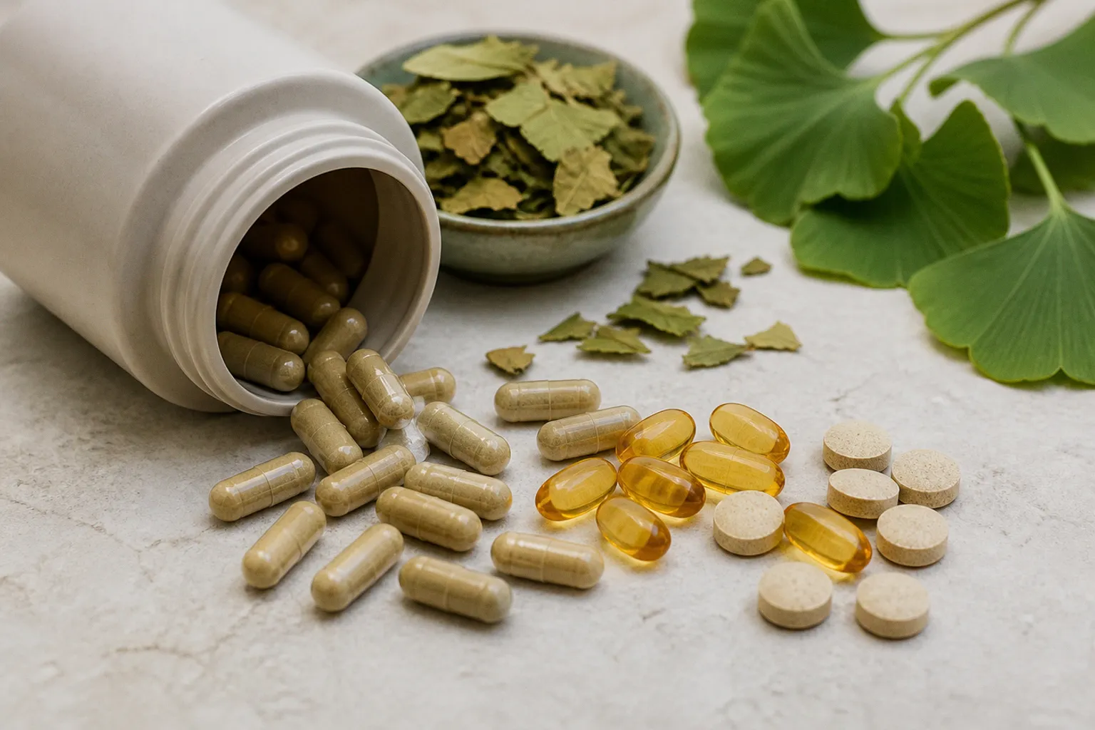 Ginkgo Biloba Kapseln & Co.: Was wirklich gegen Brain Fog und Durchblutungsstörungen hilft