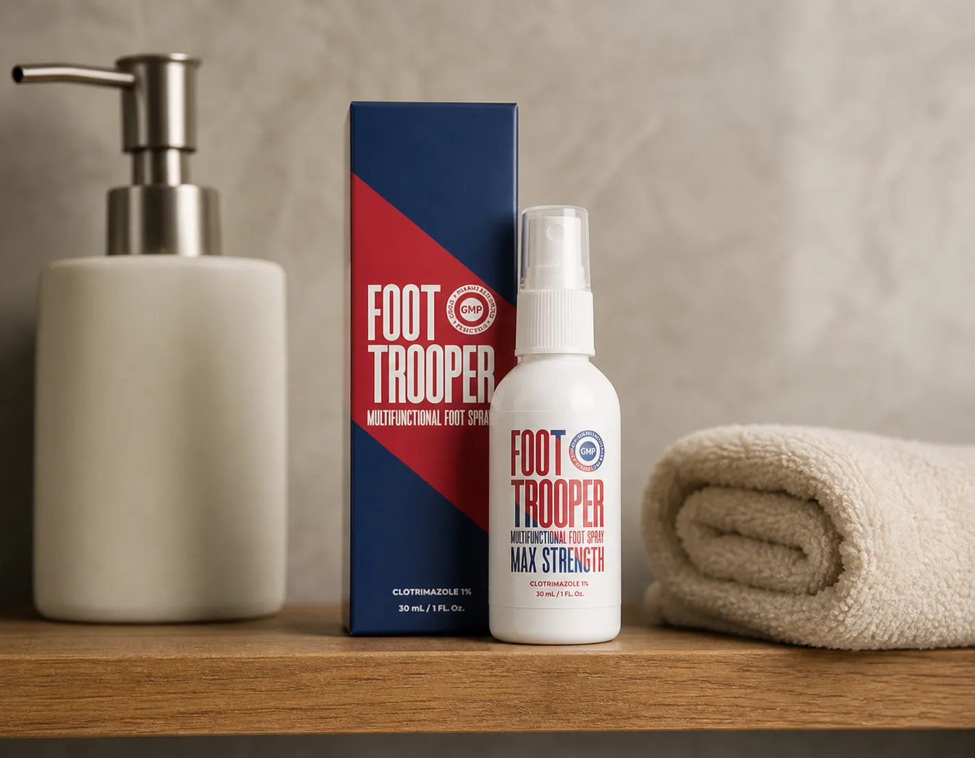 Foot Trooper-fungus remedy — Verpackung im Alltag