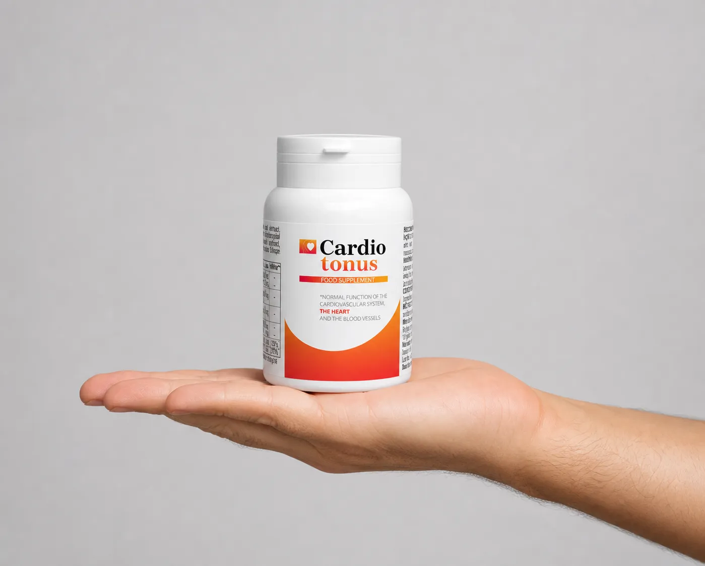 Cardiotonus — Verpackung in der Hand