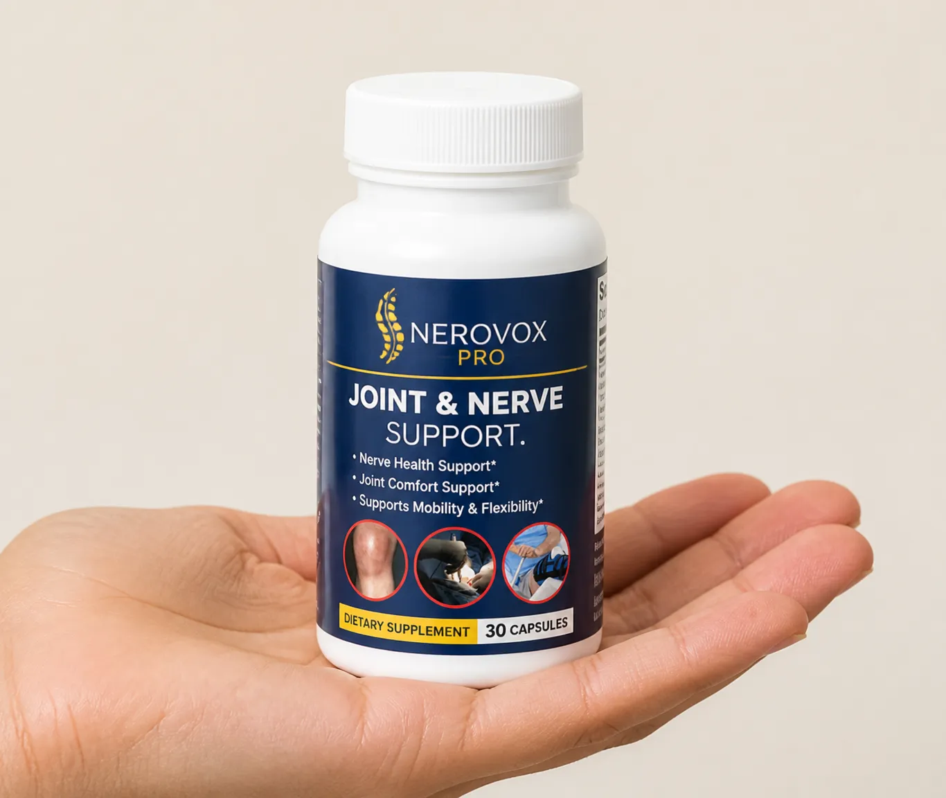 Flexosamine — Verpackung in der Hand