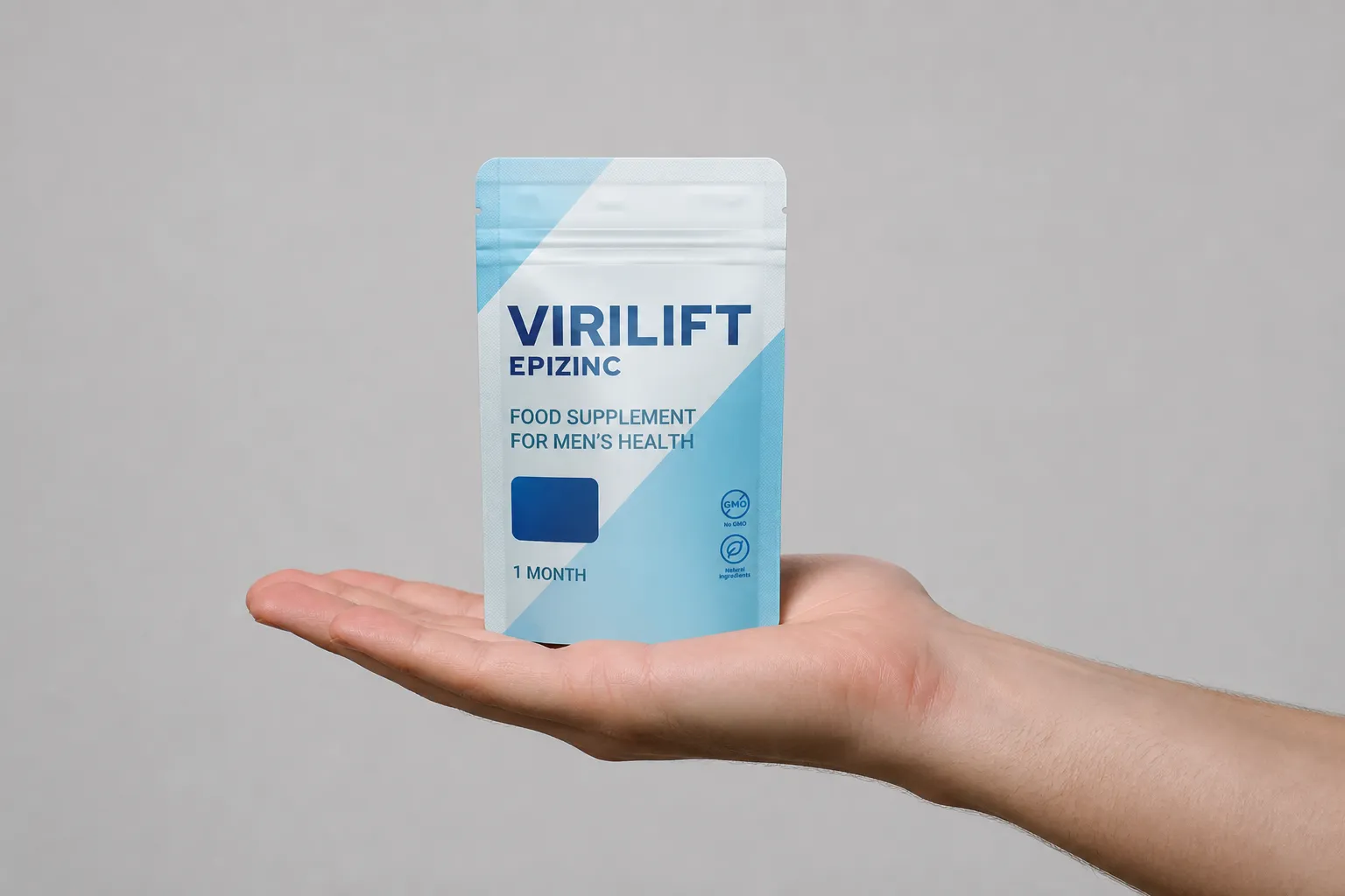 Virilift capsules for prostatitis — Verpackung in der Hand