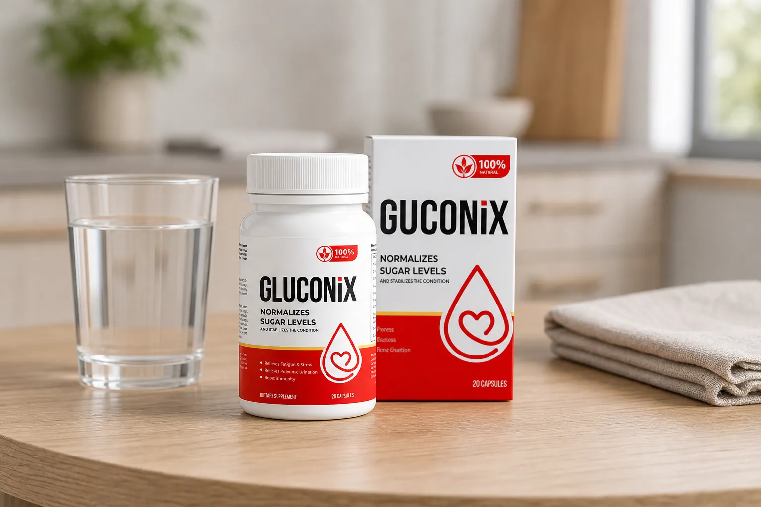 Gluconix — Verpackung im Alltag