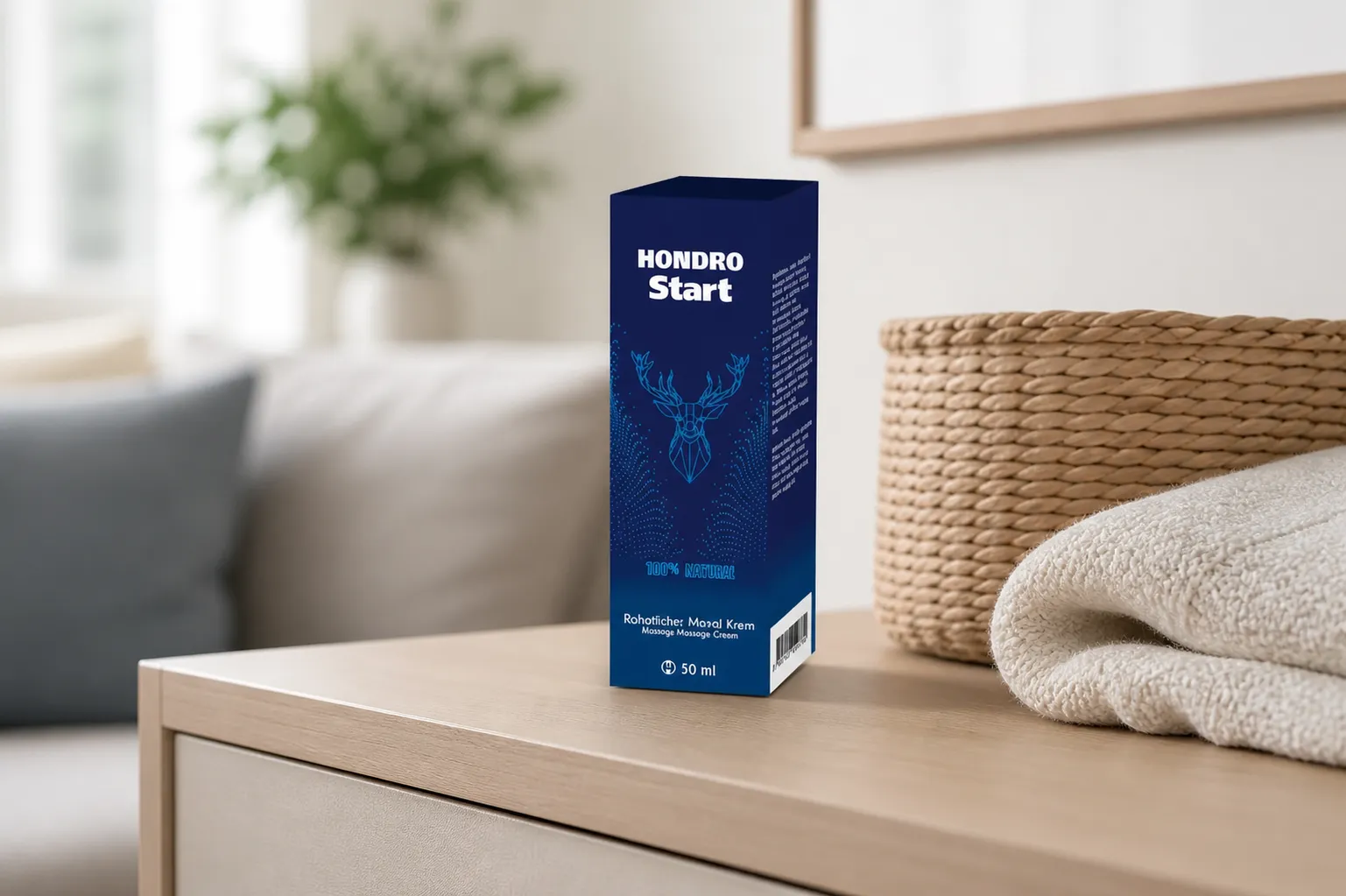 Chondrostart — Verpackung im Alltag