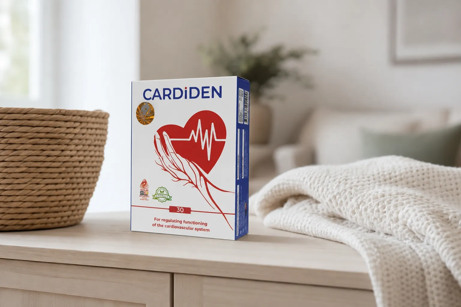 Cardiden — Verpackung im Alltag