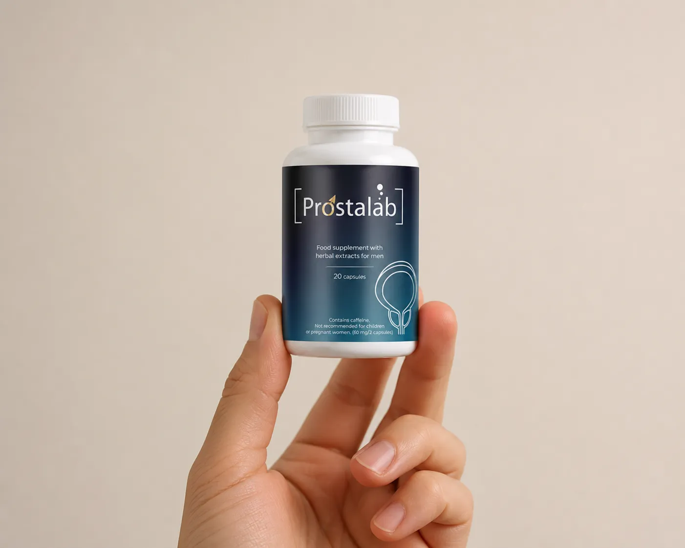 Prostalab — Verpackung in der Hand