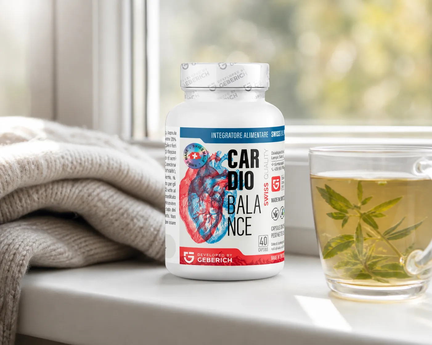 CardioBalance — Verpackung im Alltag
