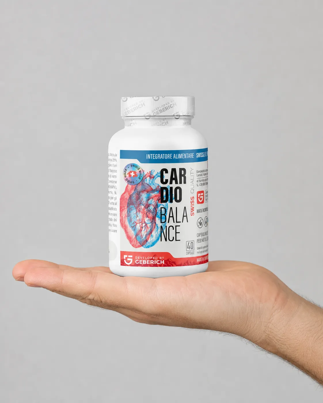 CardioBalance — Verpackung in der Hand