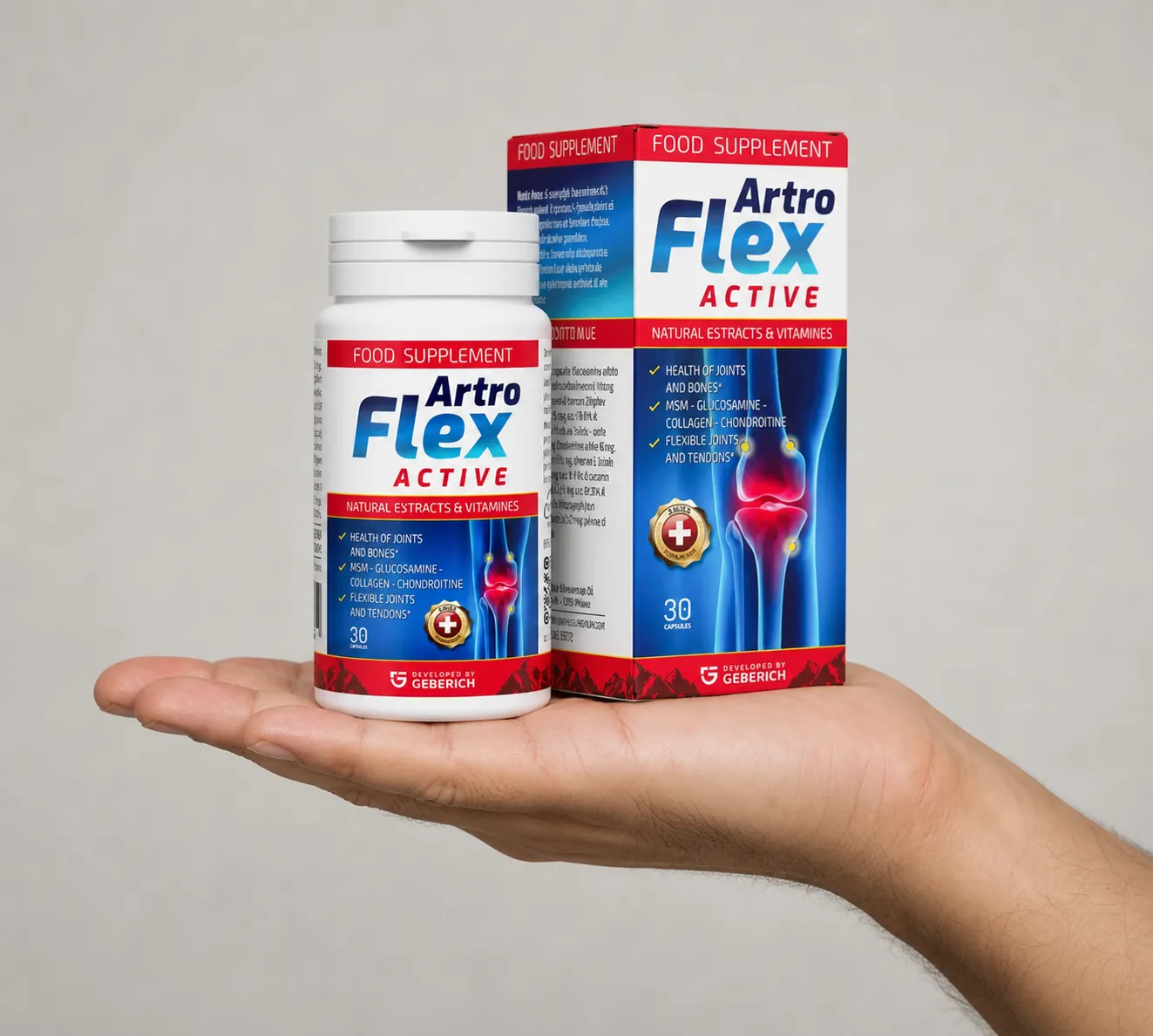 Artroflex Active — Verpackung in der Hand