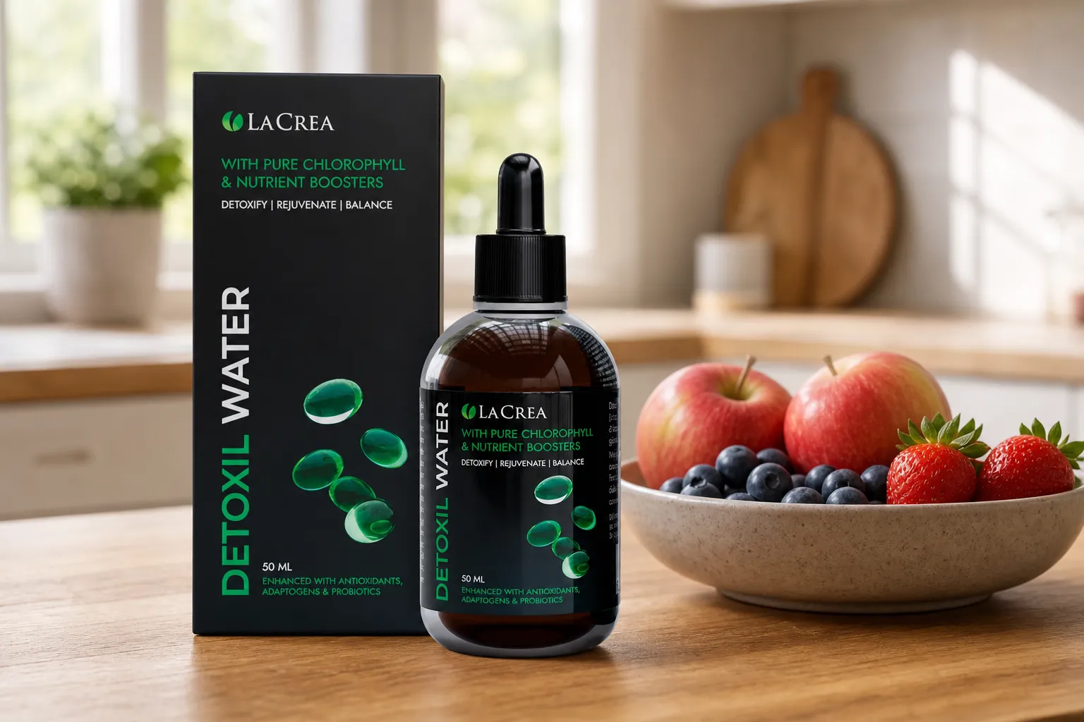 Detoxil Water Parasites — Verpackung im Alltag