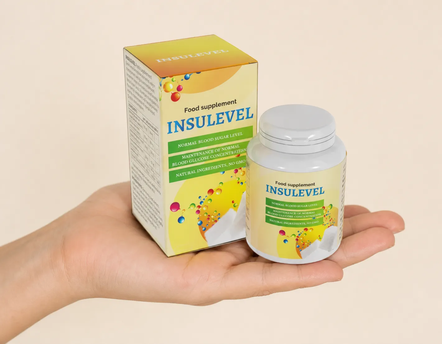 INSULEVEL EU — Verpackung in der Hand