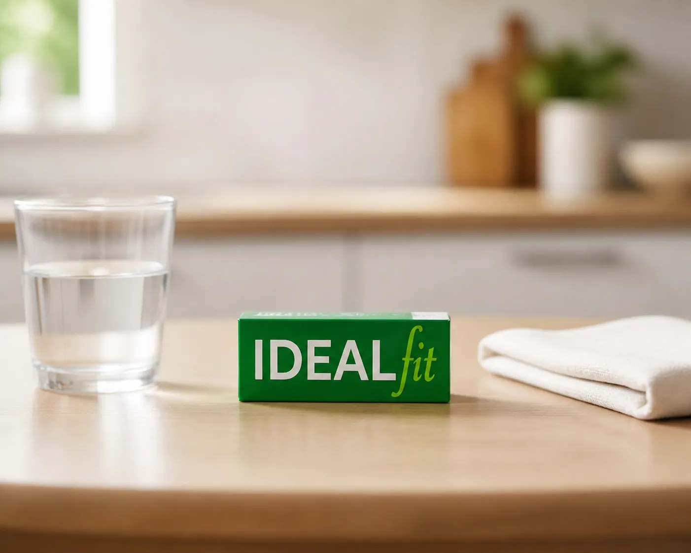 IdealFit Low — Verpackung im Alltag