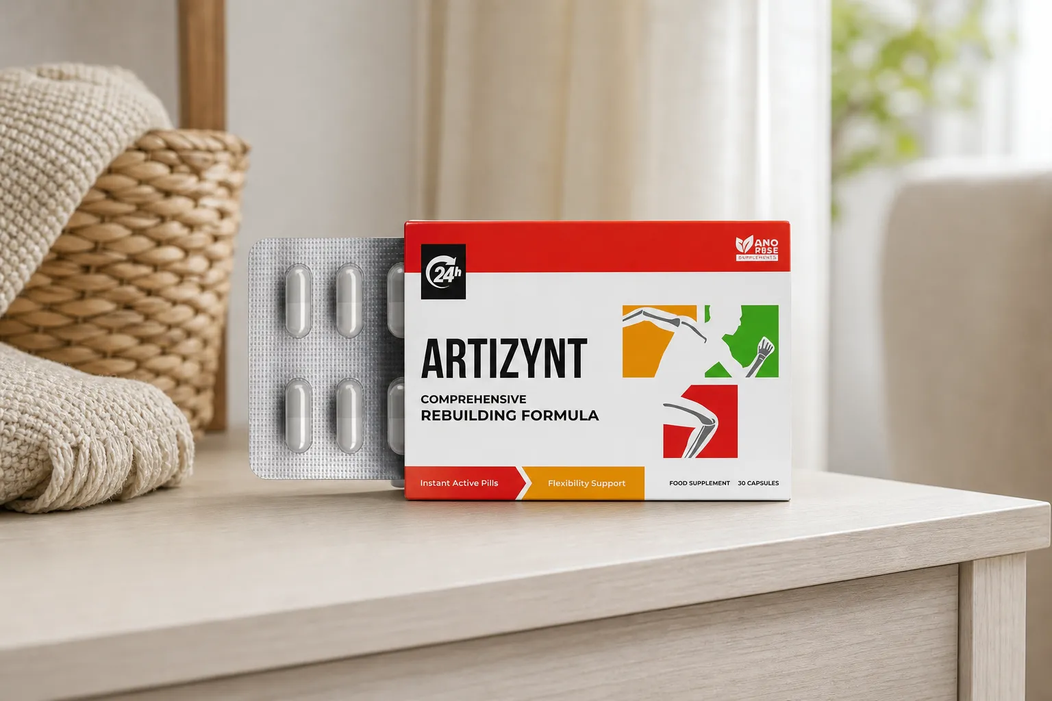 ArtiZynt Capsules — Verpackung im Alltag
