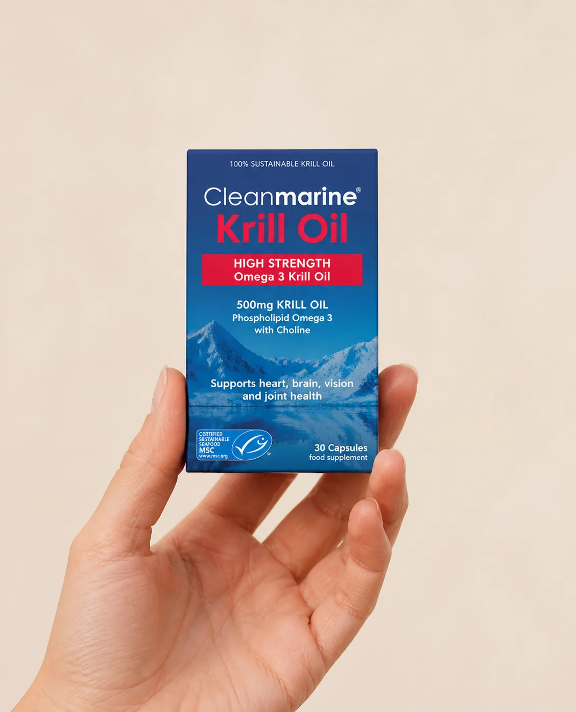 Cystiolla — Verpackung in der Hand