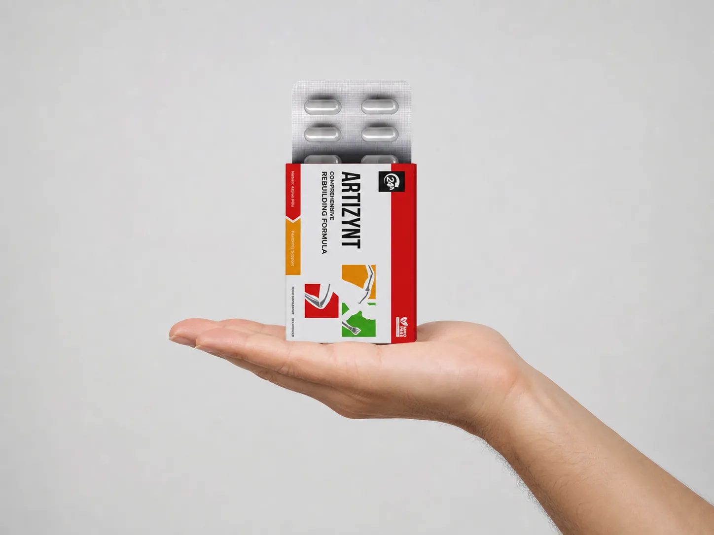 ArtiZynt Capsules Full price + — Verpackung in der Hand