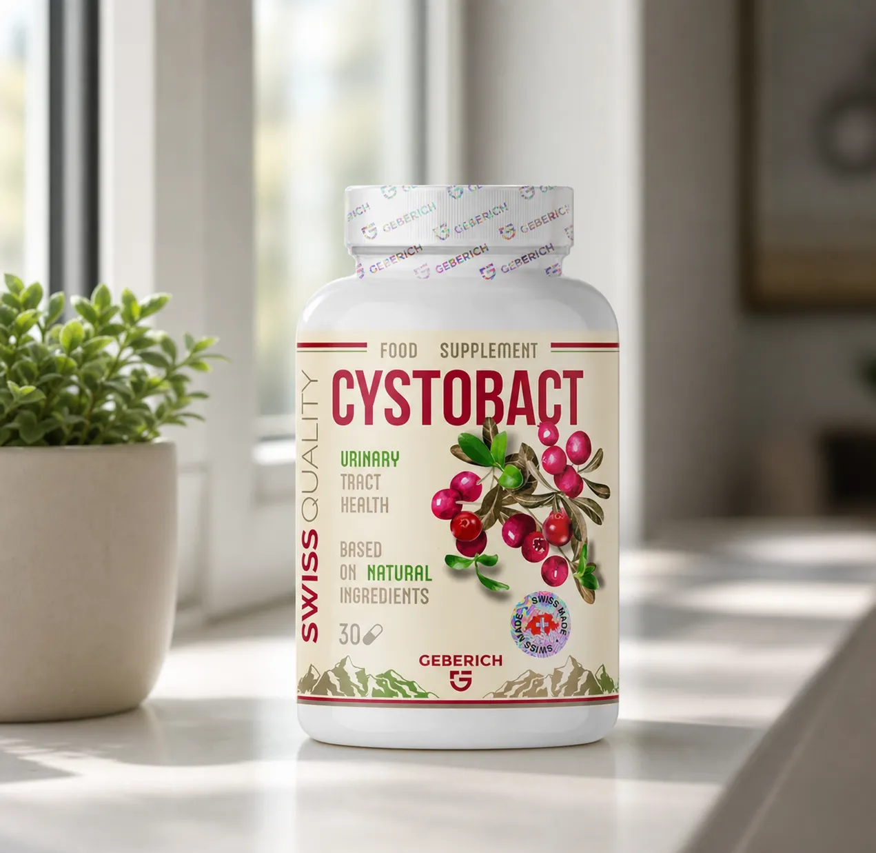 CYSTOBACT — Verpackung im Alltag