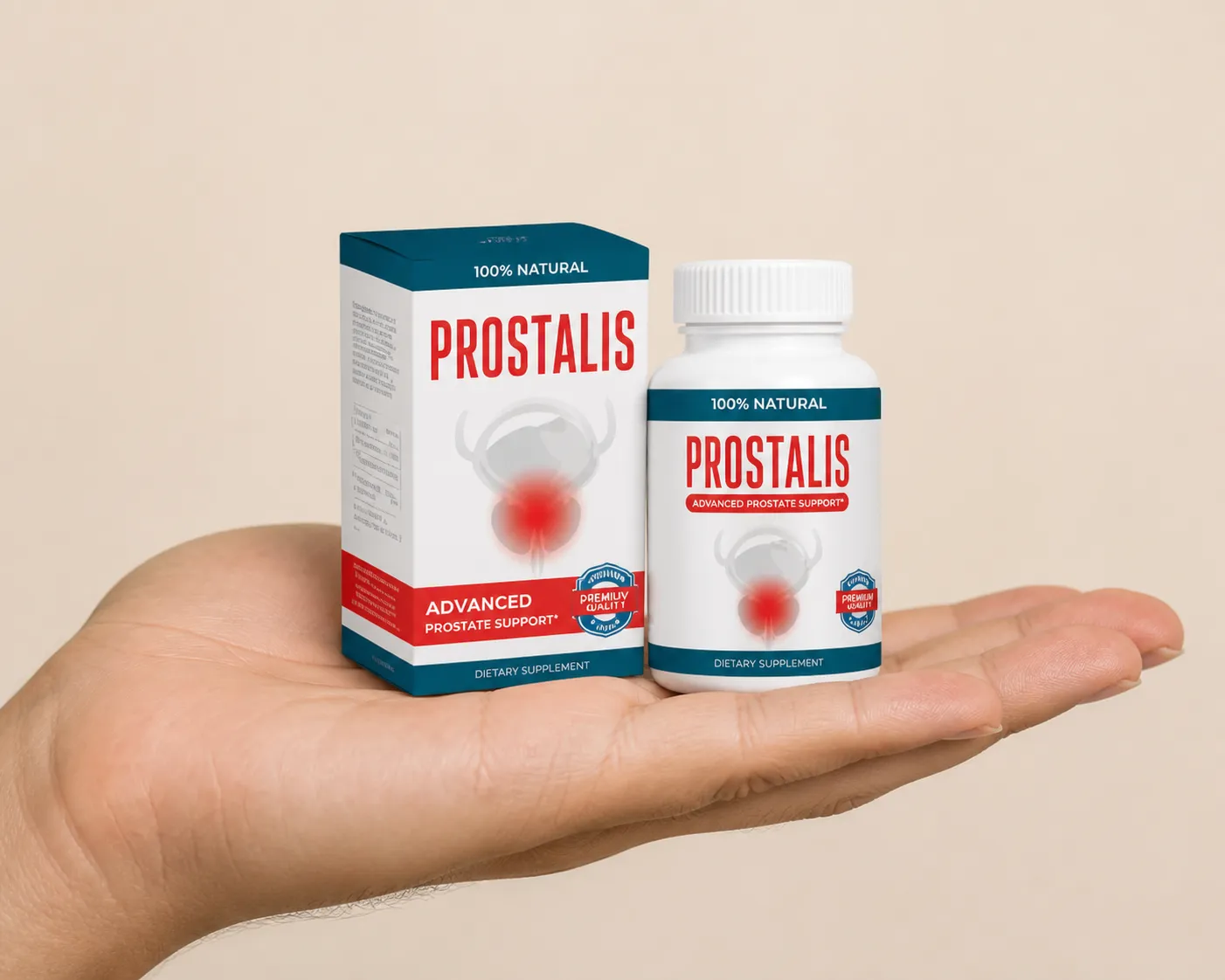 Prostalis Full price + — Verpackung in der Hand
