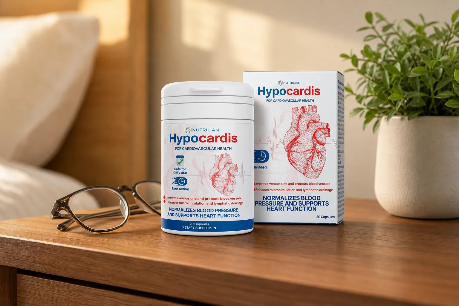 Hypocardis — Verpackung im Alltag