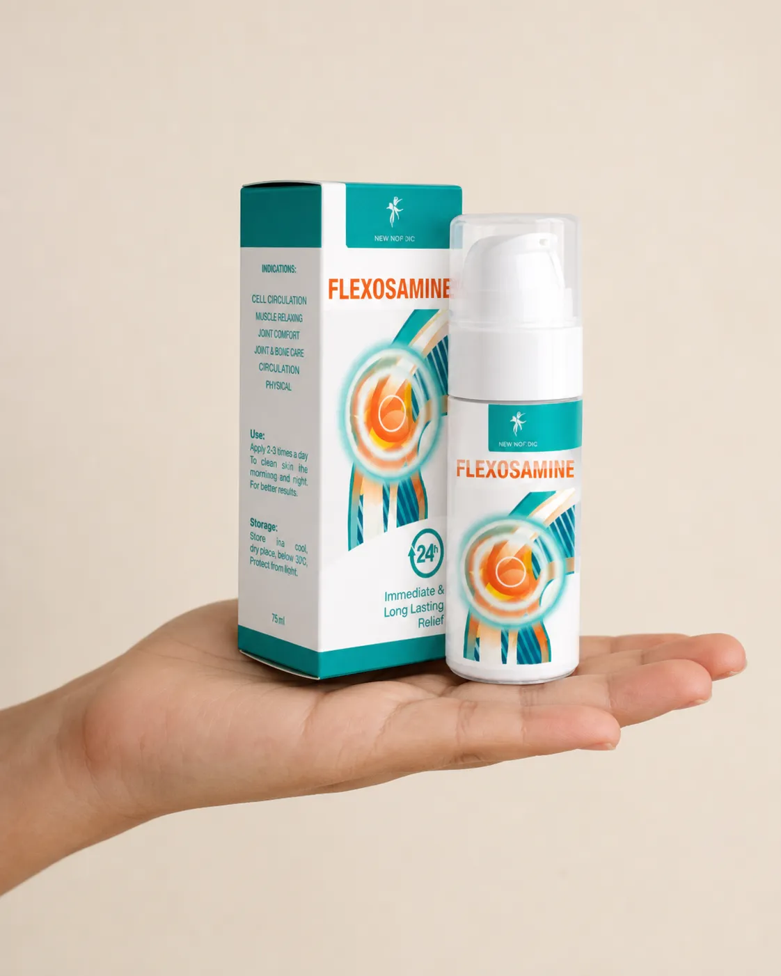Flexosamine Gel Full price + — Verpackung in der Hand