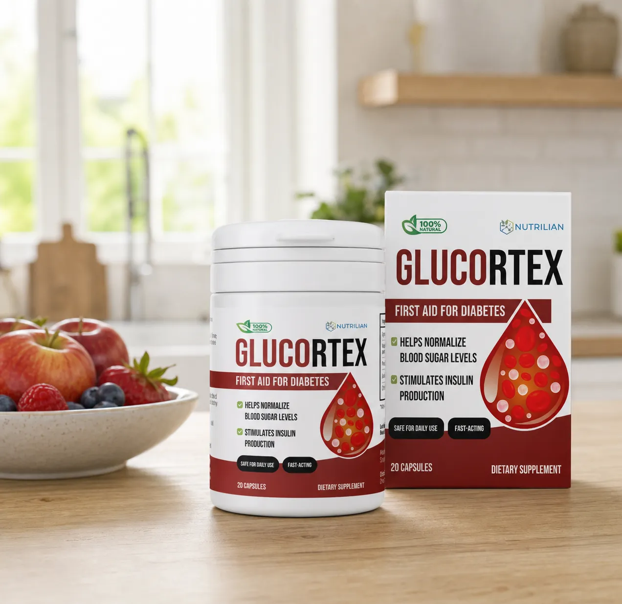 Glucortex — Verpackung im Alltag
