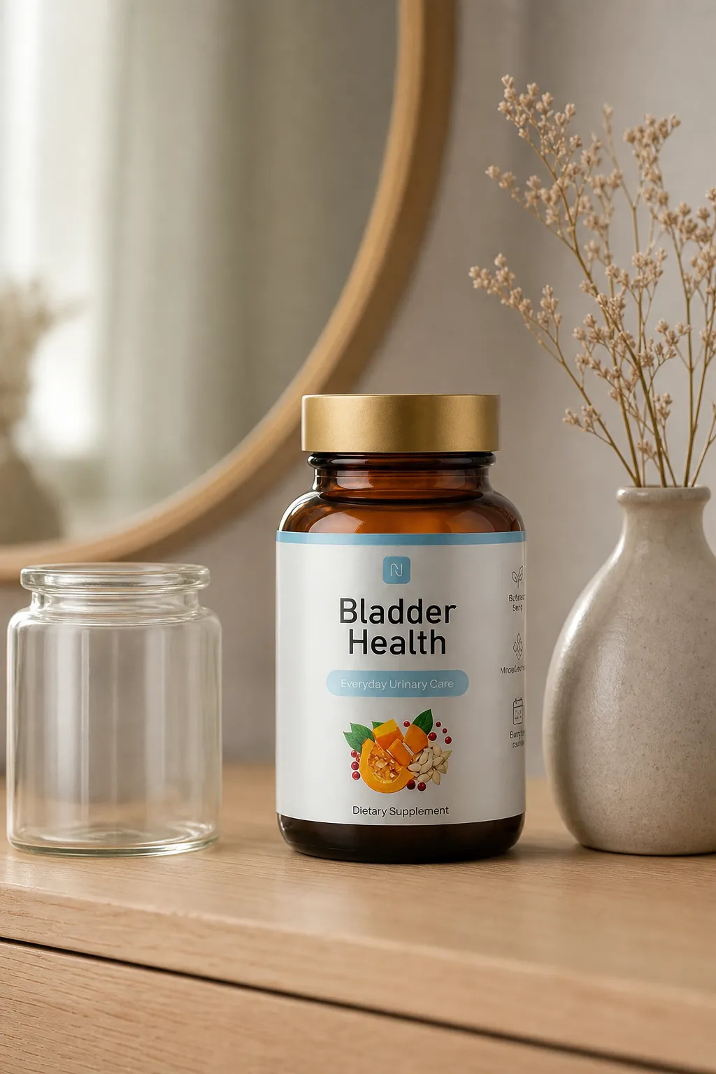 Bladder Health — Verpackung im Alltag