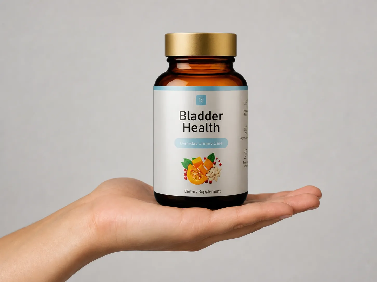 Bladder Health — Verpackung in der Hand
