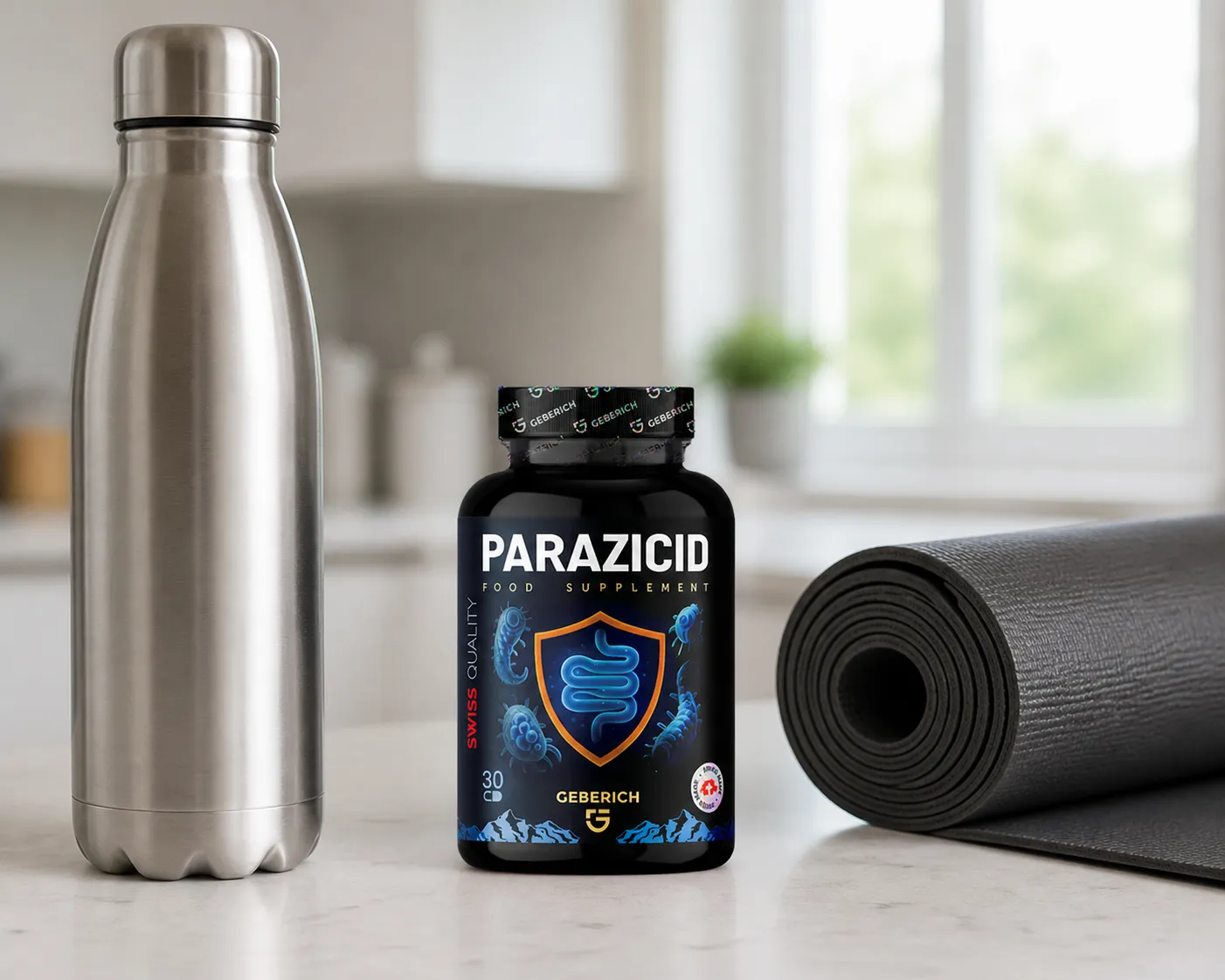 Parazicid — Verpackung im Alltag