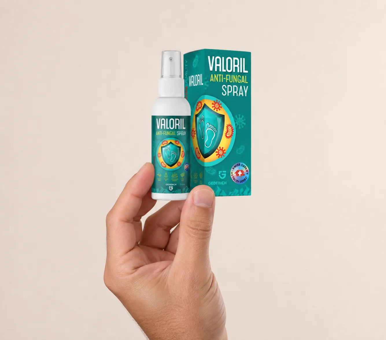 VALORIL — Verpackung in der Hand