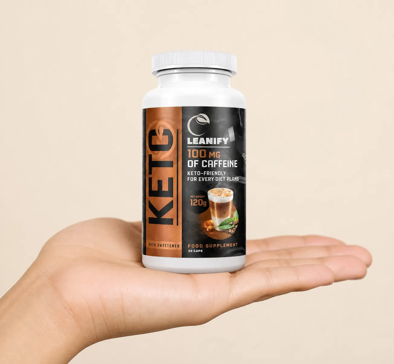 Leanify Keto — Verpackung in der Hand