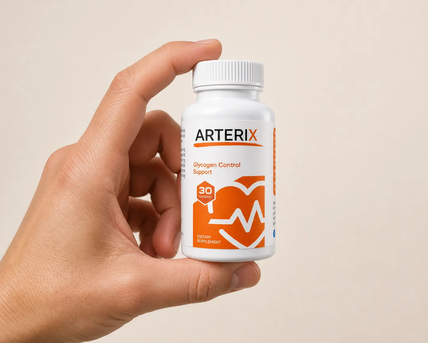 Arterix — Verpackung in der Hand