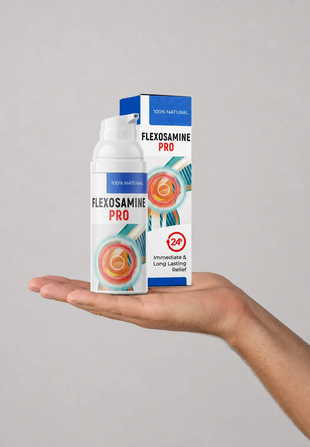 Flexosamine PRO — Verpackung in der Hand