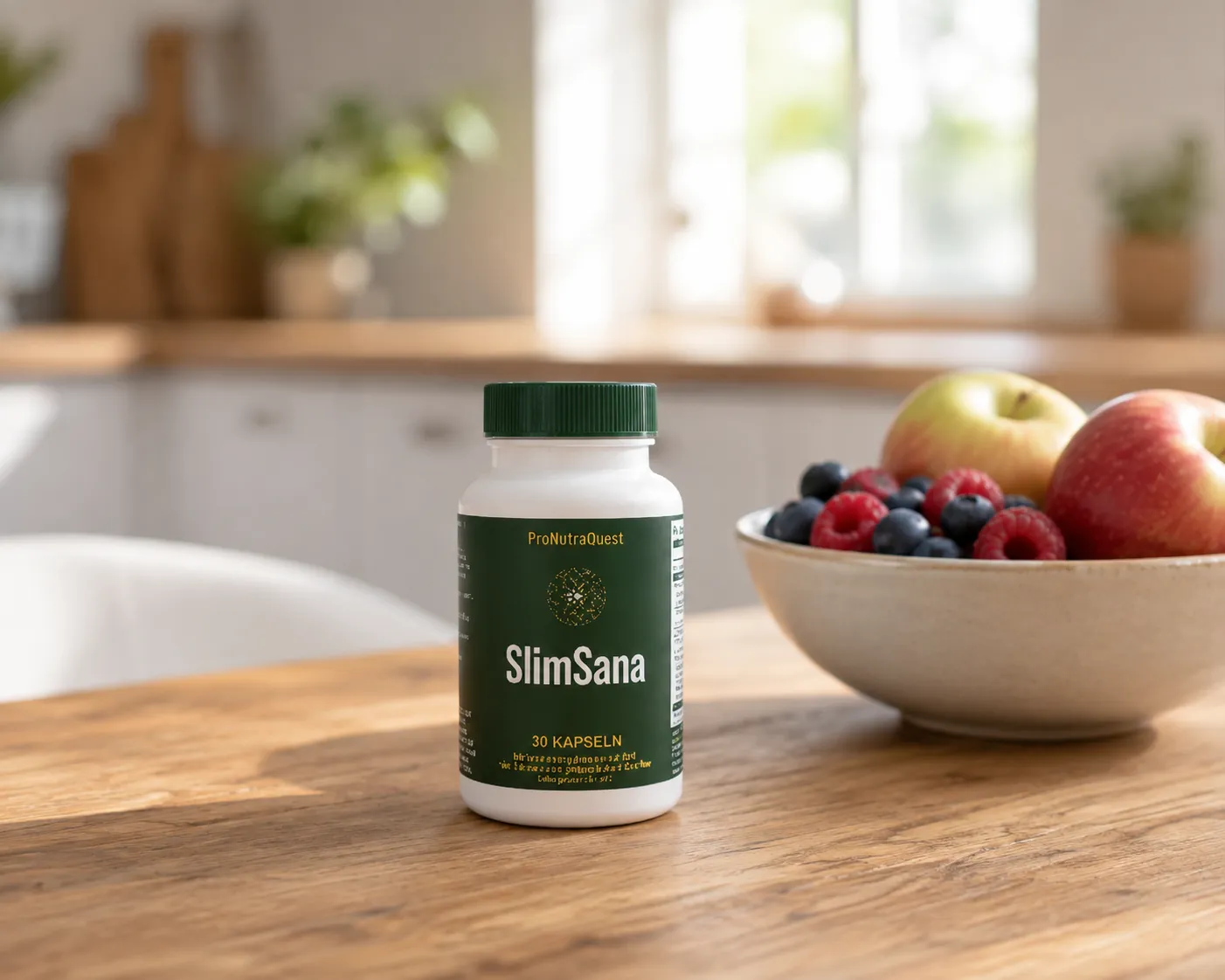 SlimSana — Verpackung im Alltag