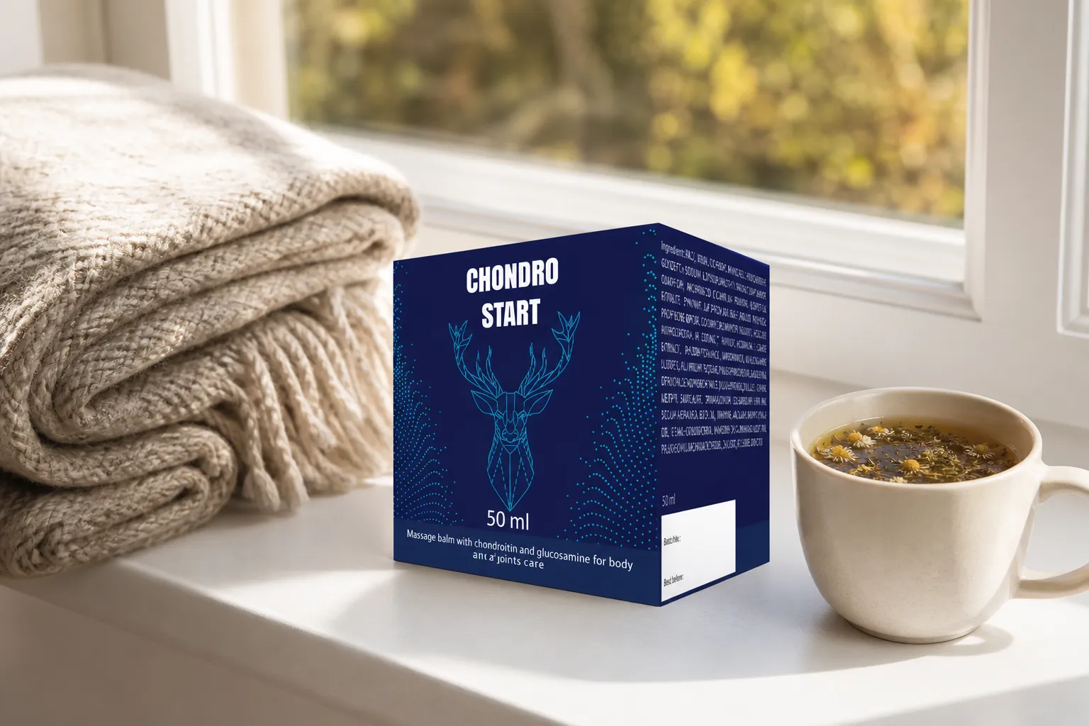Chondrostart — Verpackung im Alltag
