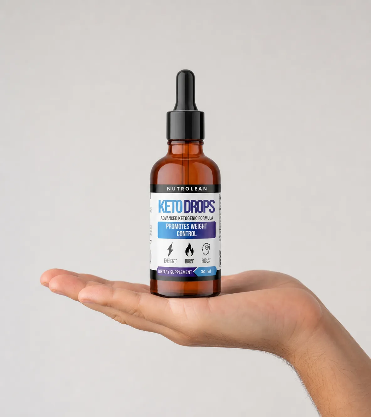 Nutrolean — Verpackung in der Hand
