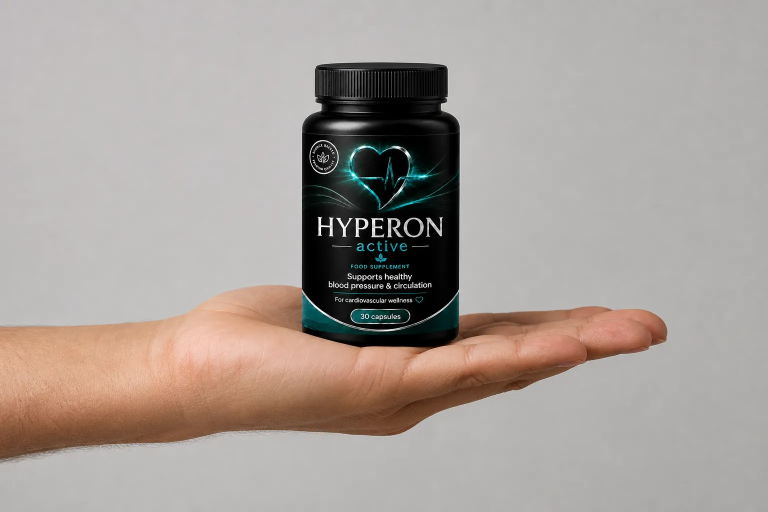 Hyperon — Verpackung in der Hand