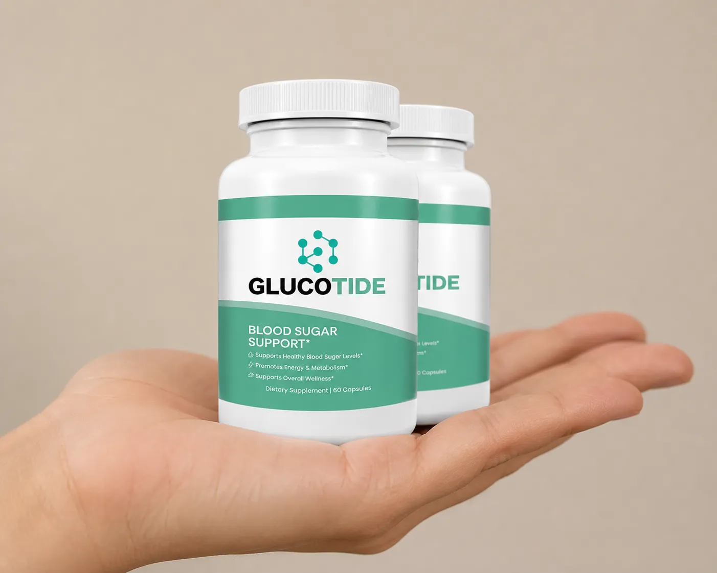 Glucotide — Verpackung in der Hand