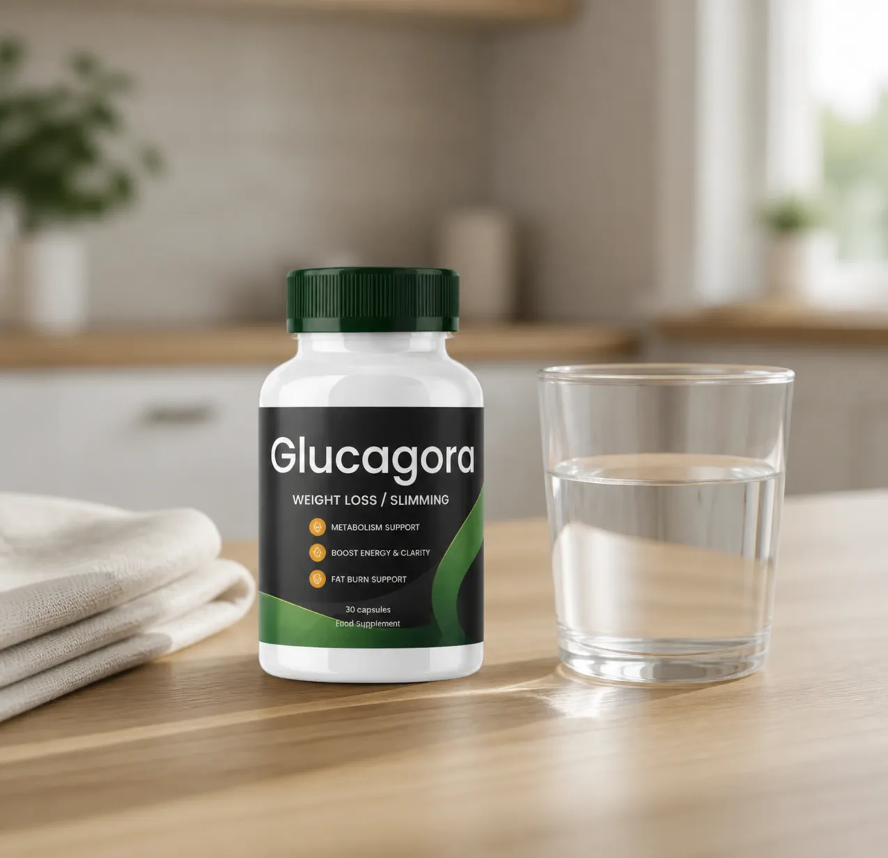 Glucagora — Verpackung im Alltag