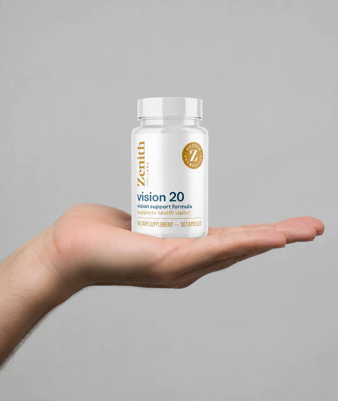 Vision 20 — Verpackung in der Hand