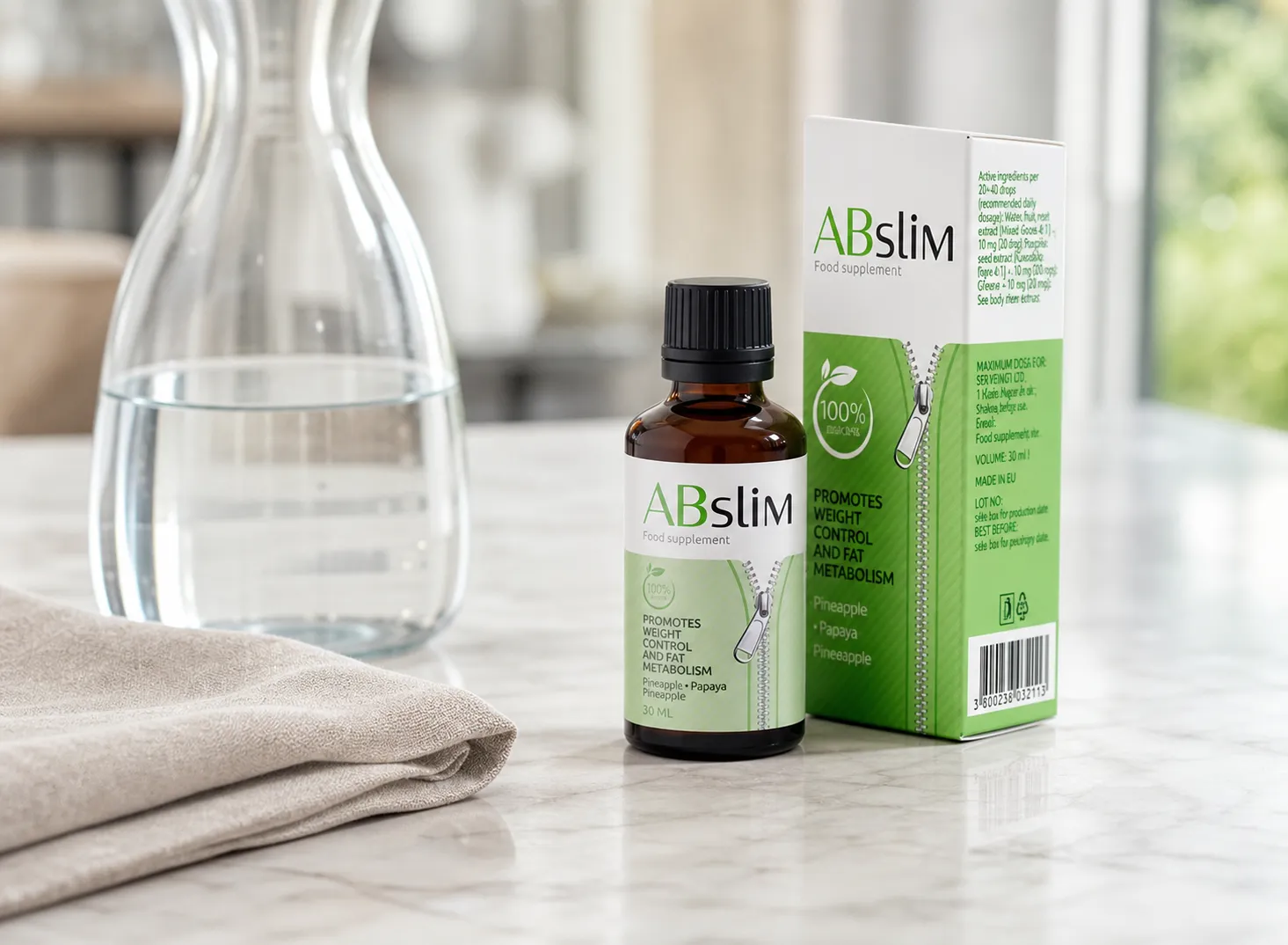 ABSlim — Verpackung im Alltag