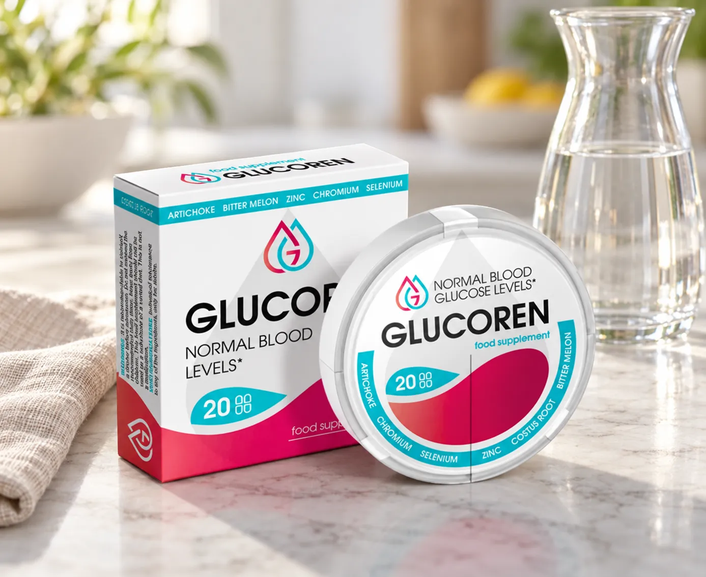 Glucoren 49 EUR — Verpackung im Alltag
