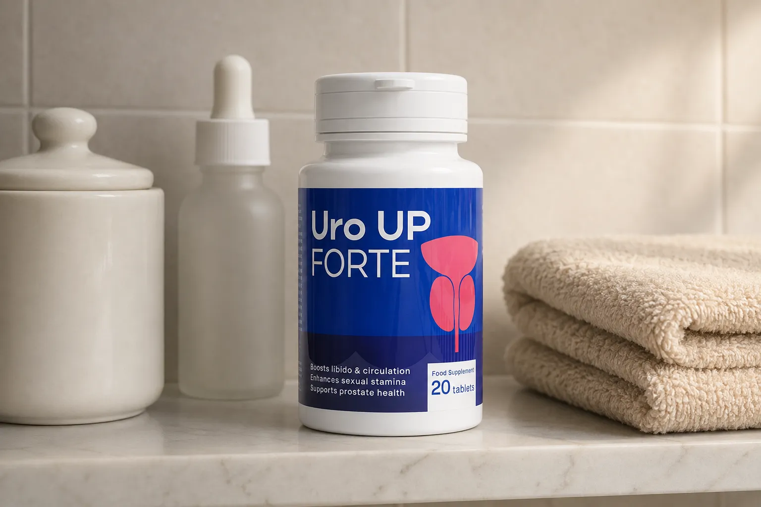 Uro UP Forte — Verpackung im Alltag