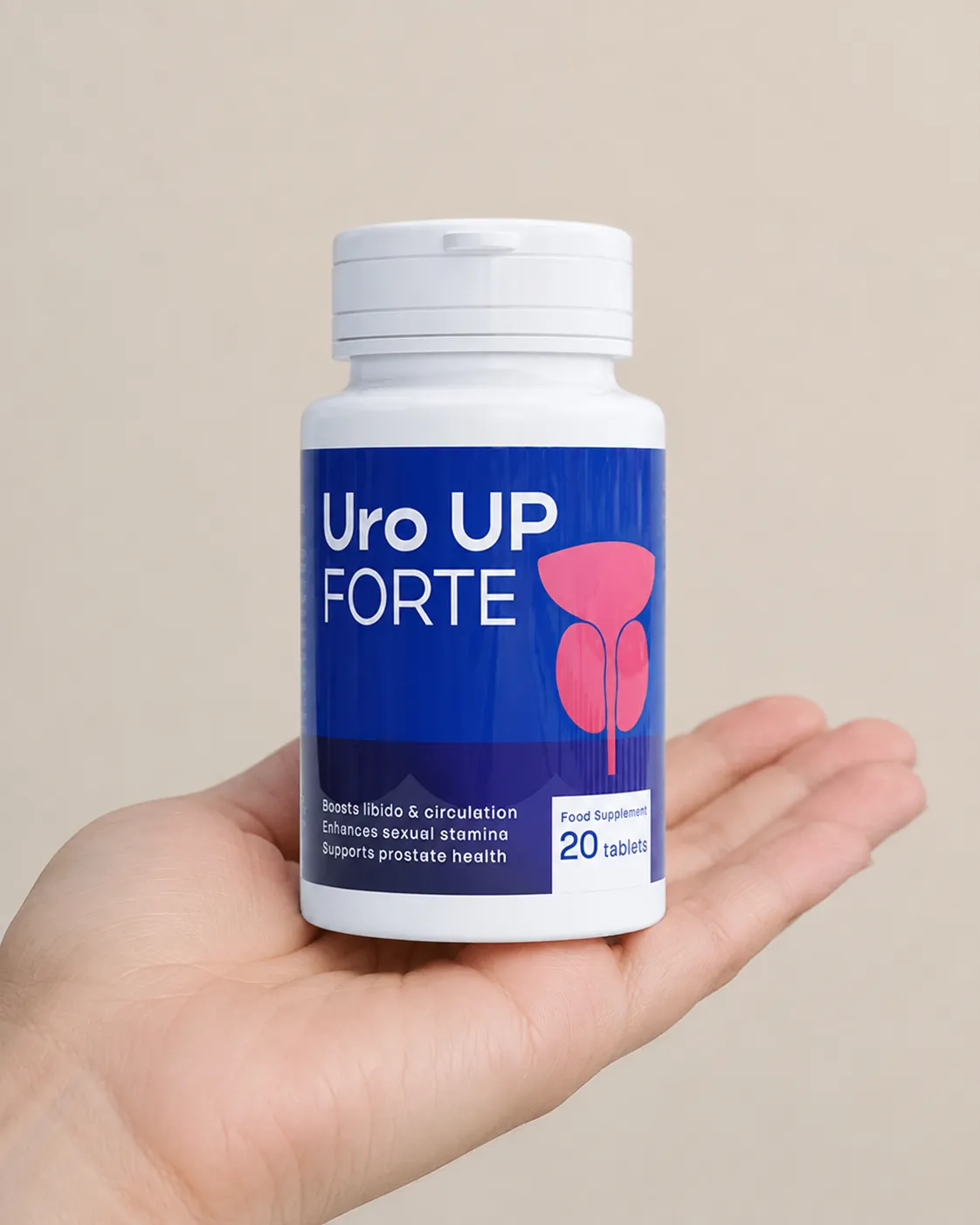 Uro UP Forte — Verpackung in der Hand