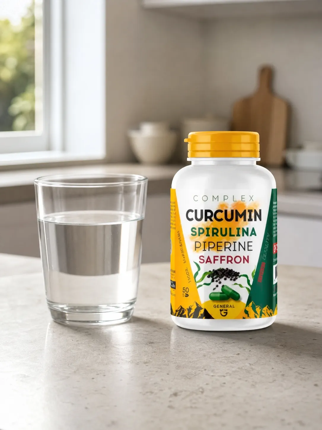 Curcuma Complex — Verpackung im Alltag