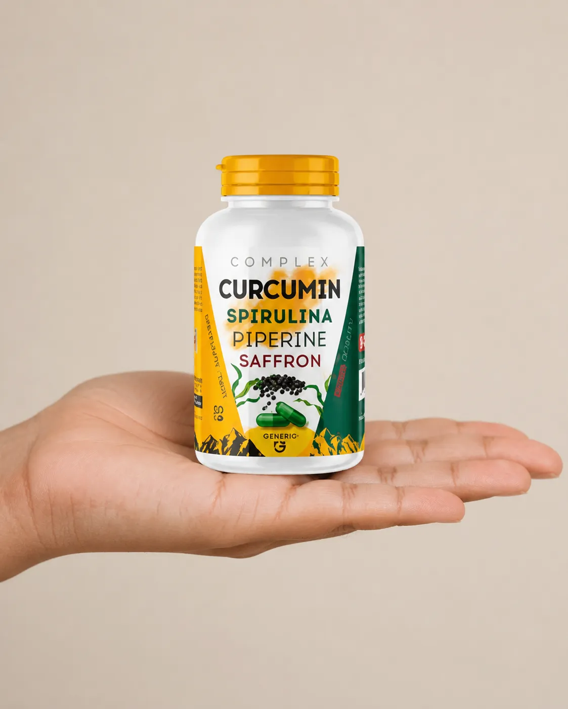 Curcuma Complex — Verpackung in der Hand
