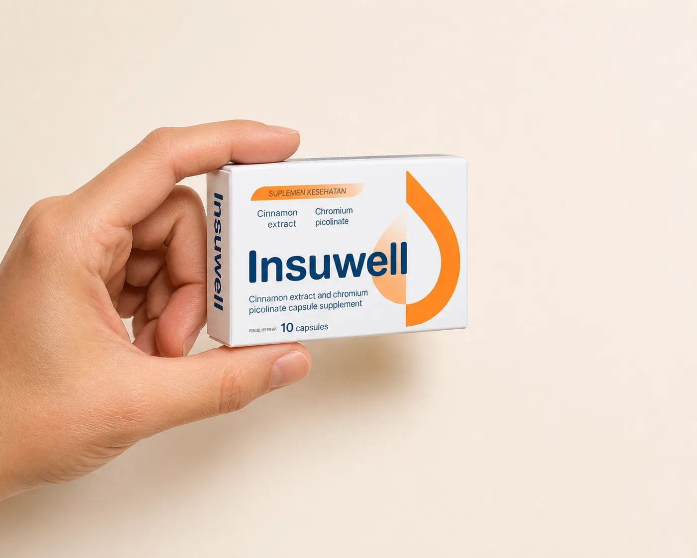 Insuwell — Verpackung in der Hand