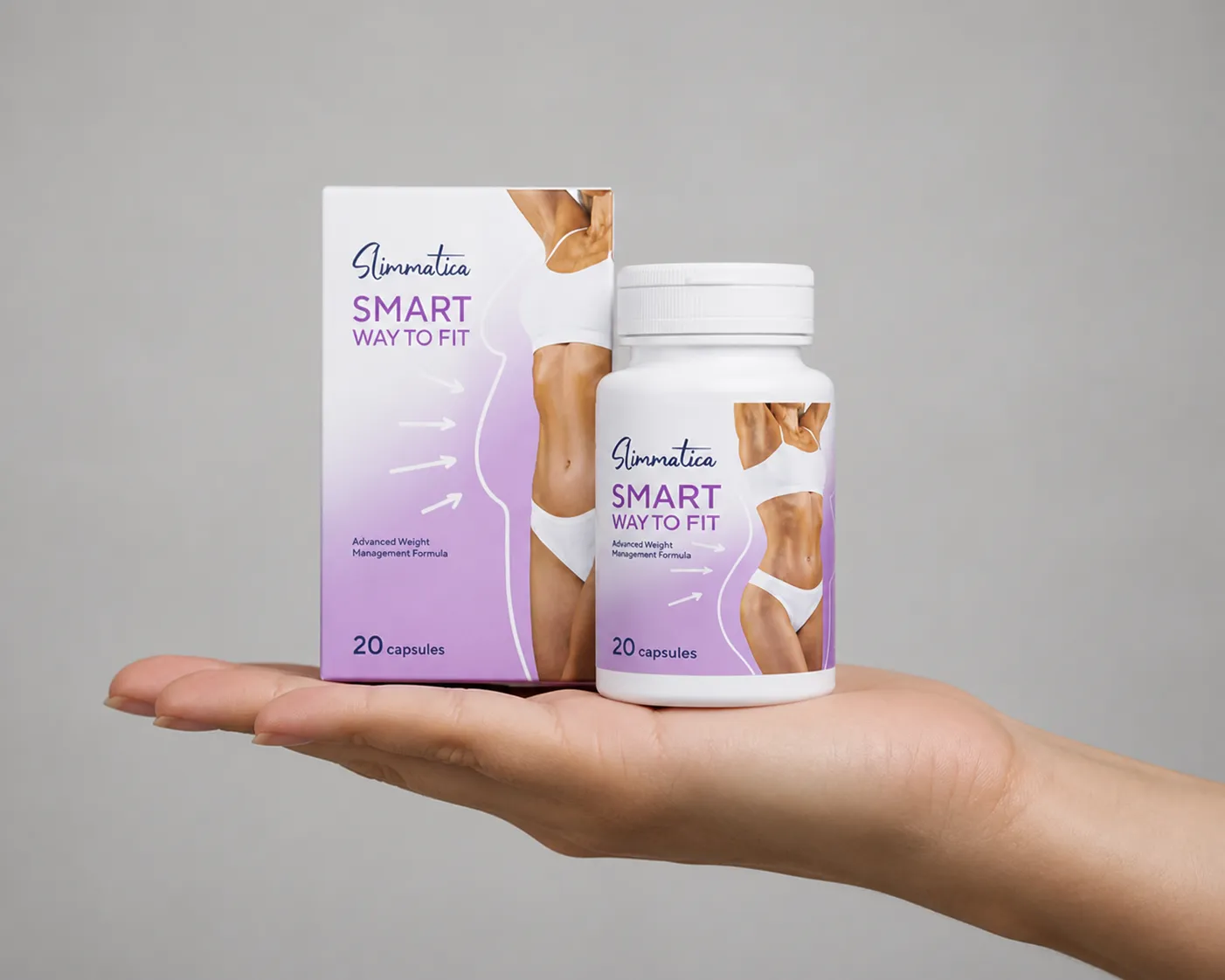 Slimmatica — Verpackung in der Hand