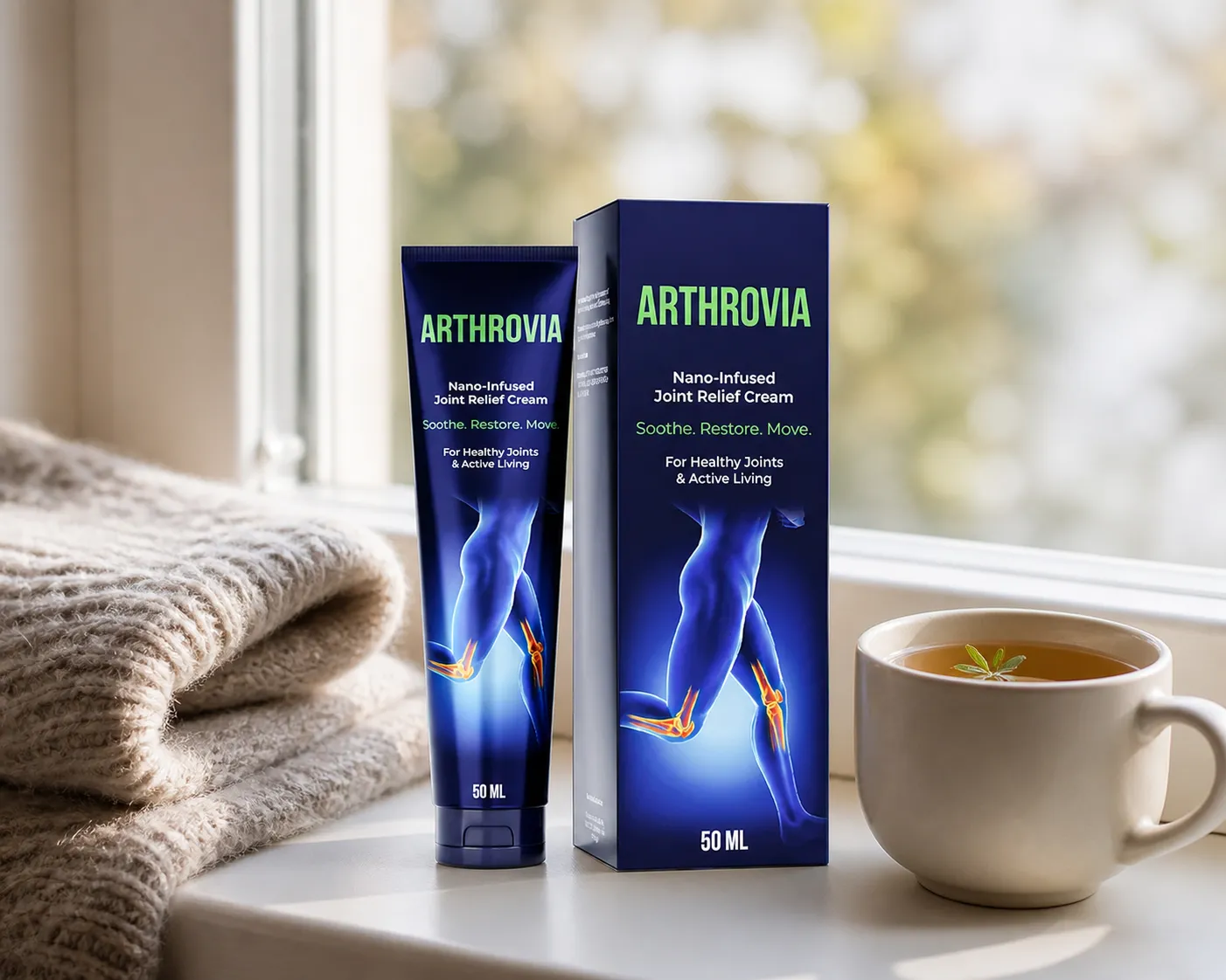 Arthrovia — Verpackung im Alltag