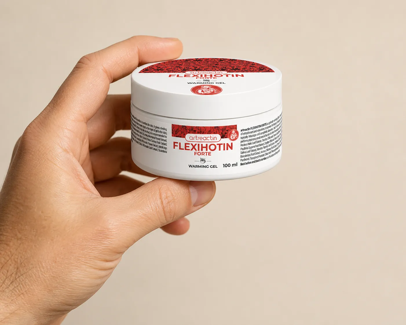 Flexihotin Forte — Verpackung in der Hand