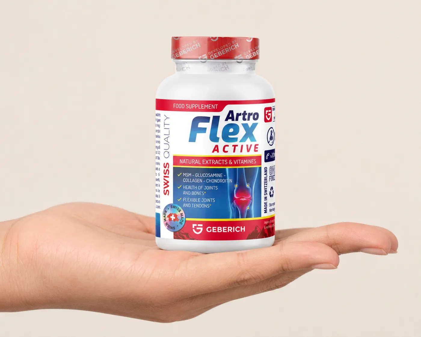 Artroflex — Verpackung in der Hand