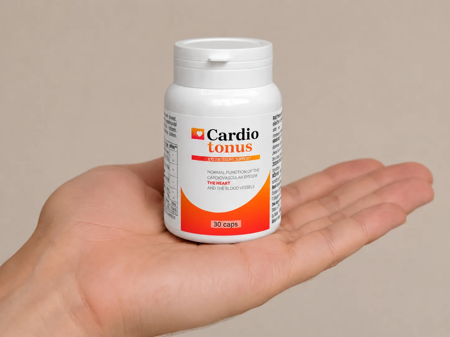 CARDIOTONUS — Verpackung in der Hand