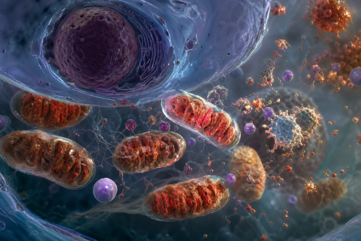 Wie defekte Mitochondrien in alternden Zellen chronische Entzündungen befeuern